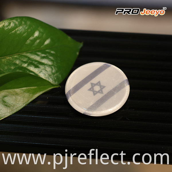 Israel Flag Custom Pin Badge (2)
